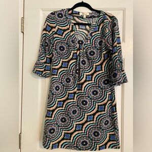 Aryeh printed long sleeve sweater dress. Size medium.
